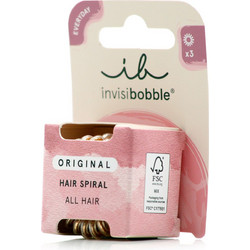 Invisibobble Everyday Original Hair Spiral All Hair, Bronze Me Pretty (3τμχ) - Λαστιχάκια Μαλλιών