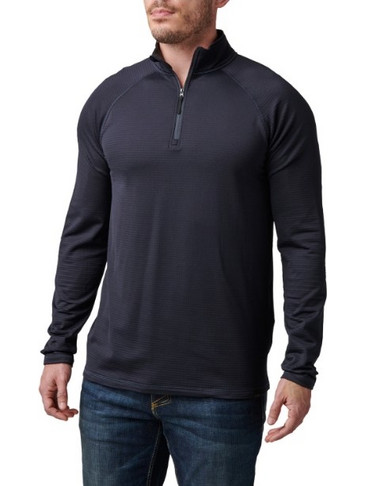5.11 Stratos 1/4 Zip Dark Navy M
