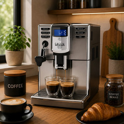 Gaggia Anima Deluxe RI8761/01 Αυτόματη Μηχανή Espresso 1850W 15bar με Μύλο