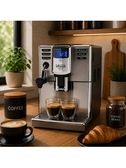 Gaggia Anima Deluxe RI8761/01 Αυτόματη Μηχανή Espresso 1850W 15bar με Μύλο