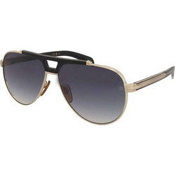 David Beckham DB7169/S RHL/08 Ανδρικά Γυαλιά Ηλίου Aviator Μεταλλικά Μαύρα με Μπλε Φακό
