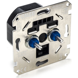 Διπλός Επιτοίχιος Διακόπτης Dimmer Calex LED 2x 2-45W Grey 176382