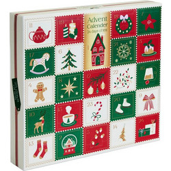 ADVENT CALENDAR ΧΡΙΣΤΟΥΓΕΝΝΙΑΤΙΚΟ ΗΜΕΡΟΛΟΓΙΟ ΑΝΤΙΣΤΡΟΦΗΣ ΜΕΤΡΗΣΗΣ 24 DAYS ΜΕ ΤΣΑΙ
