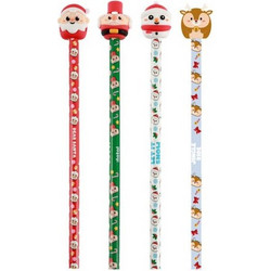 I-Total XMAS Μολύβι Ξύλινο με Φιγούρα Ελαφάκι XL2178E