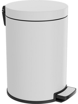 Verdi 591.00.01 White Mat - Χαρτοδοχείο 6 lt Soft Close