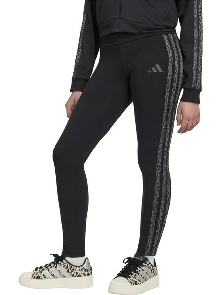 Adidas Παιδικό κολάν Animal-Print 3-Stripes Leggings KC7207