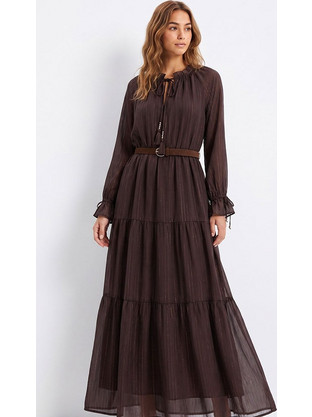 Tiffosi Maxi Φόρεμα Καφέ 10068326