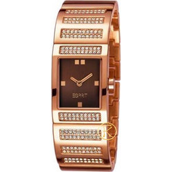 Esprit Glitz n Cool Γυναικείο Ρολόι με Ροζ Χρυσό Μεταλλικό Μπρασελέ ES900102003