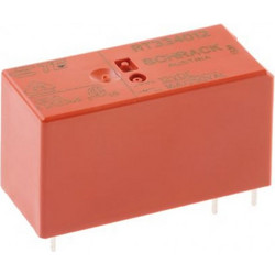 RT334012 SCHRACK Μίνι Ρελέ Πλακέτας 12V DC 1 Επαφής 250V 16A (NO/NC)