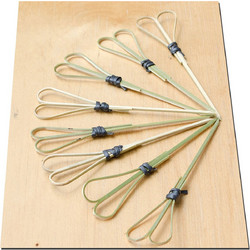 Heart shaped skewer cocktail cooking bamboo skewer 12cm x 100