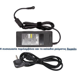 Fujitsu Φορτιστής Laptop 90W 20V 4.5A με Ενσωματωμένο Καλώδιο Τροφοδοσίας ADP-90SB