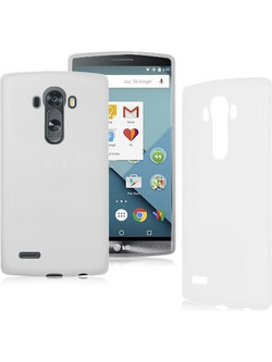 LG G4 H815 - Θήκη TPU Gel Διαφανές Λευκό (ΟΕΜ)