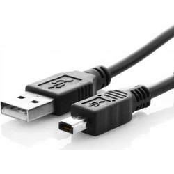 VALUELINE VLCP60800B2.00 USB 2.0 CABLE MALE TO USB MALE MICRO 14PIN 2m BLACK FUJI VLCP 60800 B2.00