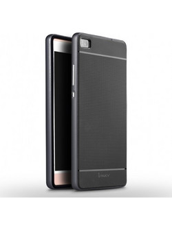 Θήκη IPAKY PREMIUM HYBRID για HUAWEI smartphone ASCEND P8 - ΜΑΥΡΟ