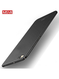 MSVII Ματ Backcover Θήκη (Xiaomi Redmi Note 5A) (Ζαγρέ Μαύρο)