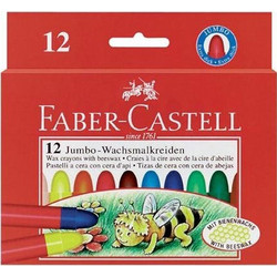 Faber-Castell Jumbo Κηρομπογιές Σετ 12τμχ