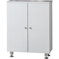 Drop Side Ντουλάπι Μπάνιου Δαπέδου MDF White