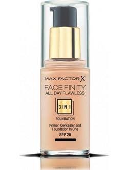 Max Factor Face Finity All Day Flawless Fluid 47 Nude Liquid Make Up SPF20 30ml
