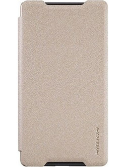 Θήκη Nillkin Sparkle Folio για Sony E5823 Xperia Z5 Compact Flip cover Gold