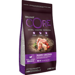 Wellness Core Original Small & Medium Breed Puppy Grain Free with Turkey & Chicken 1.5kg