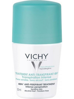 Vichy Intense Αποσμητικό Roll On 48h 50ml