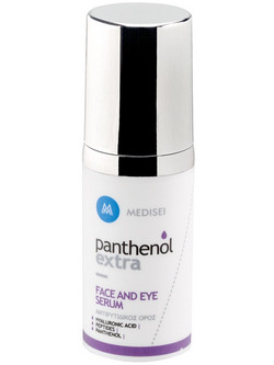 Medisei Panthenol Extra Face & Eye Αντιγηραντικό Ενυδατικό Serum Προσώπου & Ματιών με Υαλουρονικό & Πεπτίδια 30ml