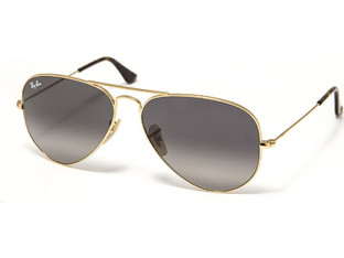 Ray-Ban RB3025 181/71 Γυαλιά Ηλίου Aviator Μεταλλικά Χρυσά με Γκρι Degradee Φακό