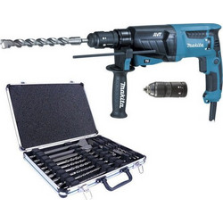 Makita HR2631FT12 Κρουστικό Περιστροφικό Κατεδαφιστικό Πιστολέτο Ρεύματος 800W με SDS Plus