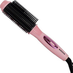 Nova Perfect Curl LS-189 Ηλεκτρική Βούρτσα Μαλλιών Κεραμική για Ίσιωμα & Μπούκλες