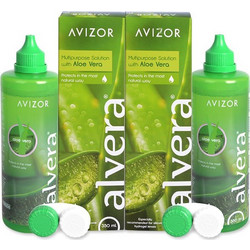 Avizor Alvera Υγρό Φακών Επαφής 2x350ml