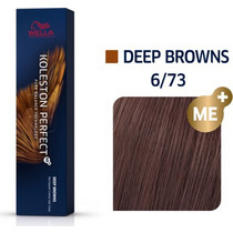 Wella Koleston Perfect Me+ Deep Browns 6/73 Ξανθό Σκούρο Καφέ Χρυσό Μόνιμη Βαφή Μαλλιών 60ml