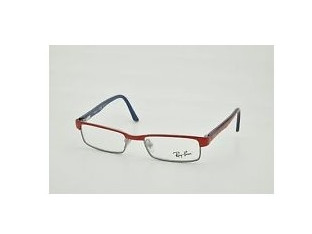 Ray-Ban RB1032 Παιδικός Σκελετός Γυαλιών Οράσεως Μεταλλικός Ασημί Κόκκινος