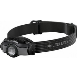Ledlenser MH3 Μαύρος Φακός Κεφαλής Εργασίας Μπαταρίας Led Αδιάβροχος IP5X 200lm