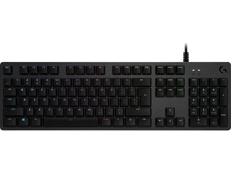 Logitech G512 Carbon Μηχανικό Gaming Πληκτρολόγιο με GX Brown Διακόπτες RGB Black