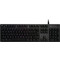 Logitech G512 Carbon Μηχανικό Gaming Πληκτρολόγιο με GX Brown Διακόπτες RGB Black