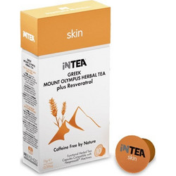 Intea Κάψουλες Τσάι Skin Ελληνικό του Βουνού Ολύμπου με Ρεσβερατρόλη Σταφυλιών Συμβατές με Μηχανή Nespresso 10τμχ