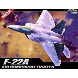 Academy F-22A Fighter Συναρμολογούμενο Πλαστικό Μοντέλο Αεροπλάνου 1:72