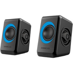 SonicGear Quatro 2 Ηχεία Υπολογιστή 2.0 6W Black Blue