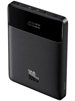 Baseus Blade Power Bank 20000mAh 100W με 2 Θύρες USB-A & 2 Θύρες USB-C Black
