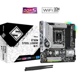 Asrock B760M Steel Legend WiFi Motherboard Micro ATX με Intel 1700 Socket