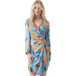 Vero Moda Midi Βραδινό Φόρεμα Floral Γαλάζιο 10282215