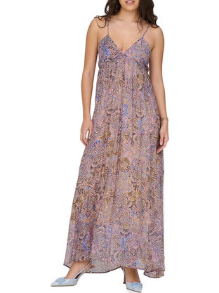 Only Phoenix Maxi Καλοκαιρινό Dazzing Blue Φόρεμα 15296455