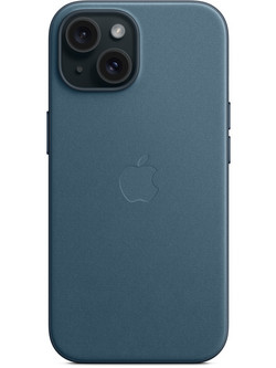 Apple FineWoven MagSafe Back Cover Pacific Blue (iPhone 15)