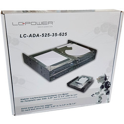 LC-Power Drive Bay for 3.5" or 6 x 2.5"