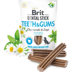 Brit Dental Sticks Teeth & Gums with Chamomile 251gr 7τμχ