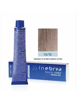 Inebrya Bionic Color 10/1E Blonde Platinum Ash Extra Μόνιμη Βαφή Μαλλιών Χωρίς Αμμωνία 100ml