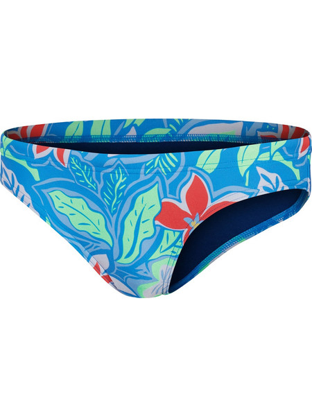Speedo Allover Hipster Brief Αθλητικό Γυναικείο Μαγιό Bikini Bottom Μπλε 811706-15170