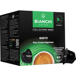 Bianchi Κάψουλες Espresso Gusto Fine Aroma Συμβατές με Μηχανή Dolce Gusto 16τμχ