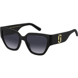 Marc Jacobs MARC724/S 807 Γυναικεία Γυαλιά Ηλίου Τετράγωνα Κοκάλινα Μαύρα με Μαύρο Degradee Φακό
