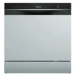 Midea MDWTT0802MS-WF Πλυντήριο Πιάτων Πάγκου για 8 Σερβίτσια 55cm με Wi-Fi Inox
